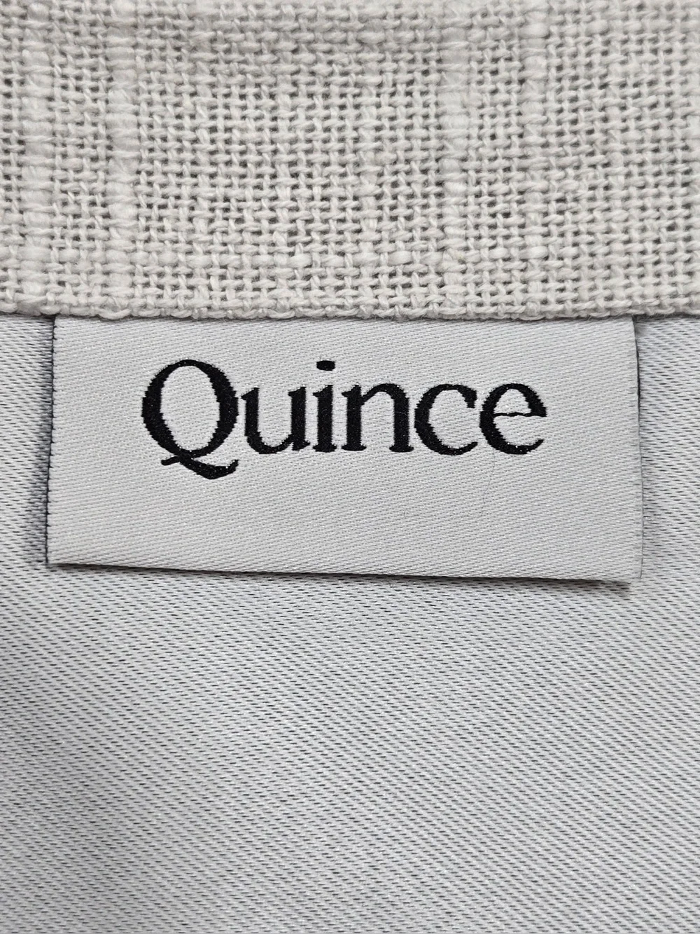 NWT QUINCE Set Of 2 48x84 Cotton Slub Blackout Curtains Cloud 0843